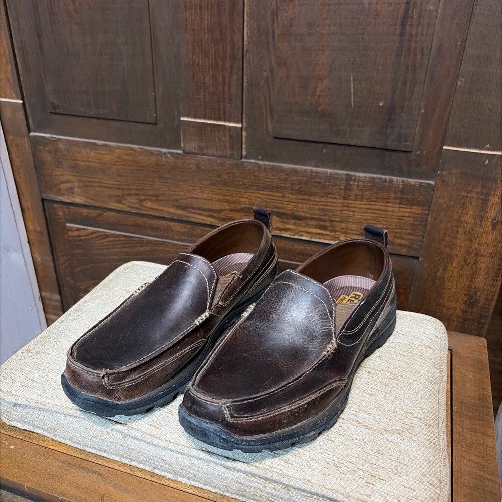 Skechers Dark Brown Slip-On Loafers